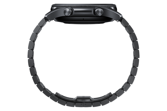 Samsung Galaxy Watch3 45mm Titanium Mystic Black buy smartwatch, compare  prices in stores. Samsung Galaxy Watch3 45mm Titanium Mystic Black -  opinions, photos, video review, description and characteristics |  Vedroid.com