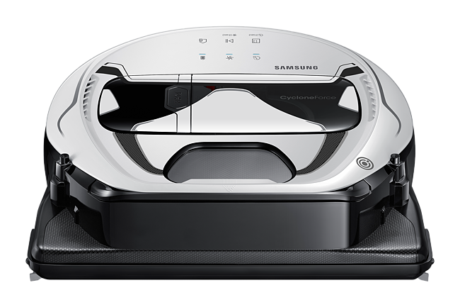 Samsung Robot Aspirapolvere Ricaricabile Navigazione Full View Sensor  Autonomia 60 minuti Tecnologia CycloneForce Effetti sonori - VR10M701PU5  POWERbot VR7000 Star Wars Special Edition Stormtrooper