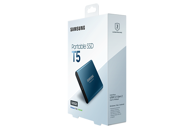 samsung portable ssd t5 500gb