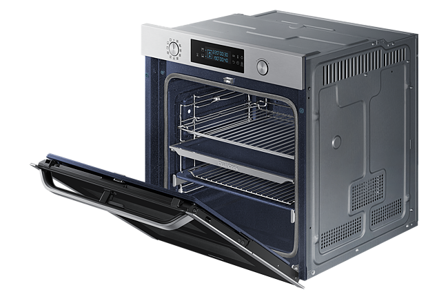 Forno da incasso Samsung NV75N5671RS Dual Cook Flex Pirolitico 75 Litri  Classe A+ | Forno da incasso in offerta su Monclick.