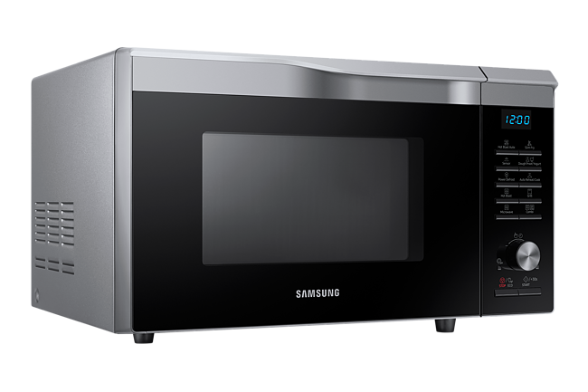 SAMSUNG - MC28M6075CS Microonde+Grill+Aria Ventilata Potenza 900+Potenza  Grill 1500+Potenza Aria Ventilata 2100 Watt Capacità 28 Litri Colore  Argento / Nero - ePRICE