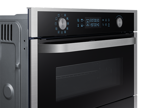 Horno Independiente Samsung NV75N7677RS/EC Dual Cook Flex Clase A+  Multifunción Pirolítico Wifi Negro