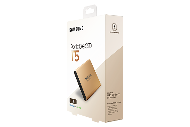 Samsung T5 1tb Portable Ssd Rose Gold Mu Pa1t0g Eu Bt Shop