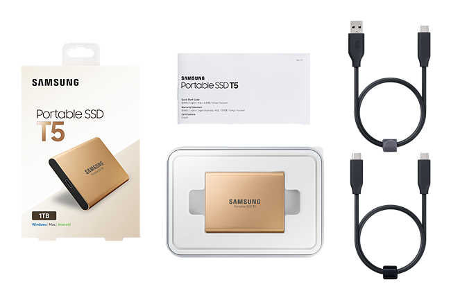 Samsung T5 1tb Portable Ssd Rose Gold Mu Pa1t0g Eu Bt Shop