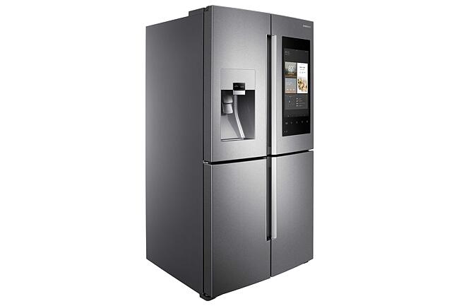 Samsung RF56M9540SR French Style Family Hub Fridge Freezer Ice & Water - STEEL - Appliance City