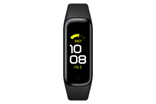 Samsung Reloj FIT2 | Bat 21 dias | 5 Funciones de Ejercicio | Recordatoio  de Lava mano | Patrones de sueño | bluetooth 5.1| mas de 70 esferas | NEGRO  | Panafoto