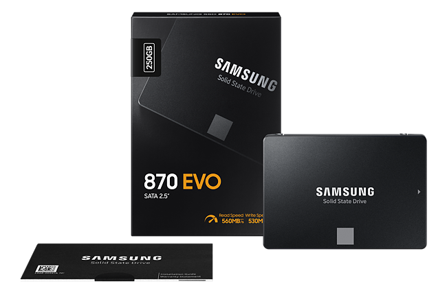 SSD vidinis kietasis diskas Samsung SSD 870 EVO 250 GB kaina | pigu.lt