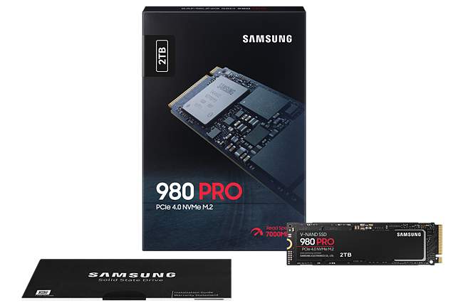 Samsung 980 PRO 2 TB NVMe M.2 SSD - MZ-V8P2T0B/AM