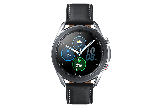 Buy Samsung Galaxy Watch 3 LTE Smartwatch Silver 45MM Online - Shop  Smartphones, Tablets \u0026 Wearables on Carrefour UAE