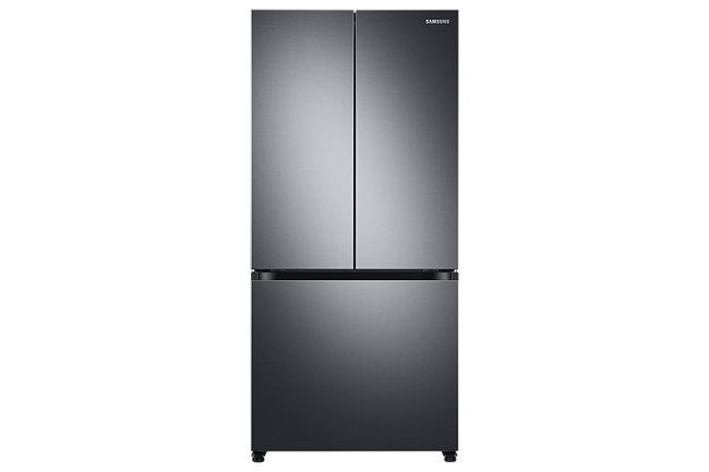 Samsung 17 5 Cu Ft Counter Depth French, Kitchen Cabinets That Match Black Stainless Steel Appliances In Philippines