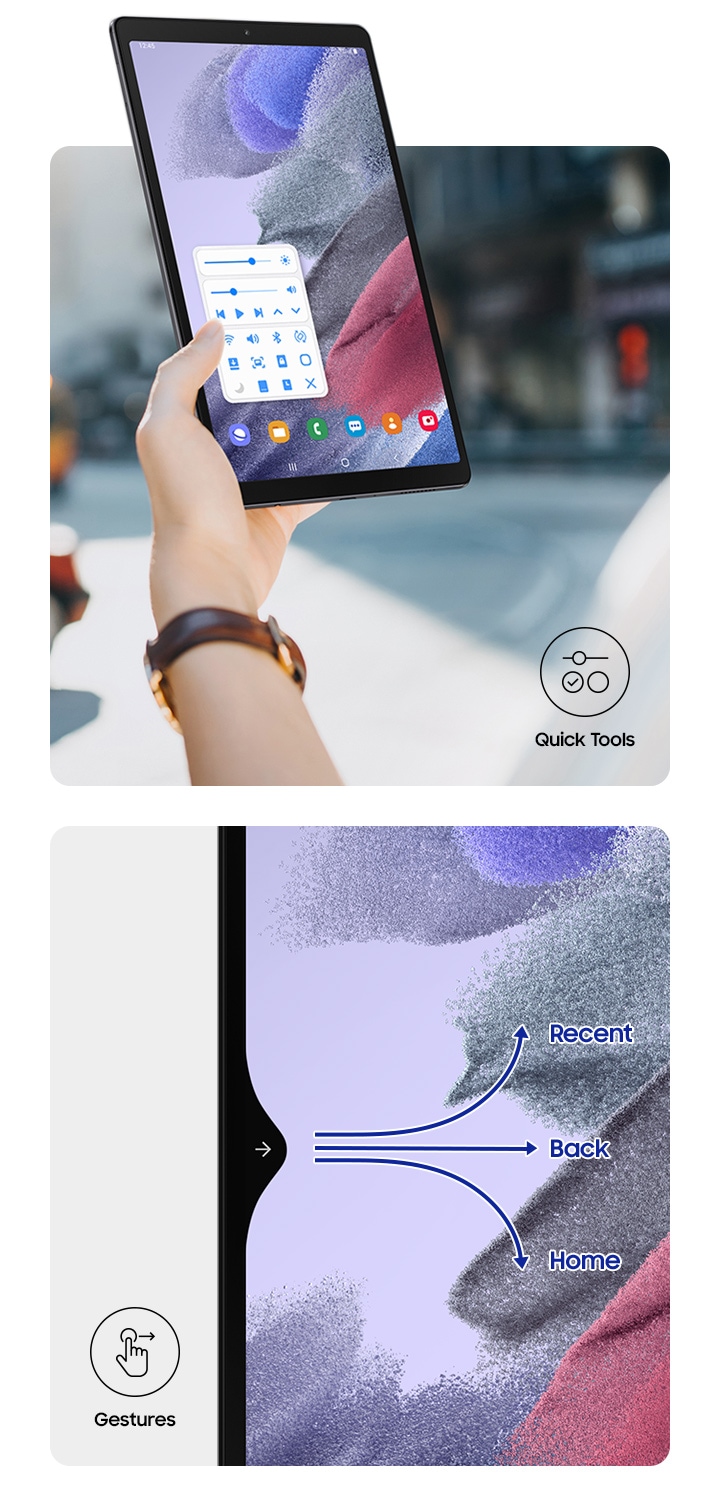 galaxy tab a7 lite always on display