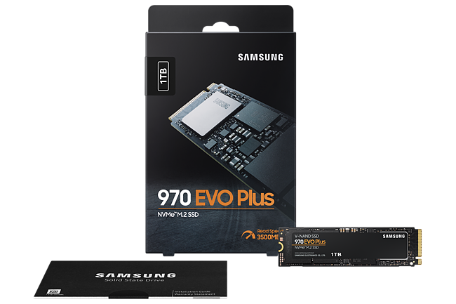 Samsung 970 EVO Plus SSD M.2 2280 - 1TB | I lager | Billig