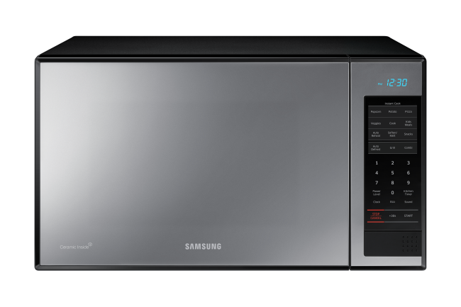 Microondas Samsung de 1.4 cu.ft. con PowerGrill en acero inoxidable | ATBIZ  | www.ATBIZ.co