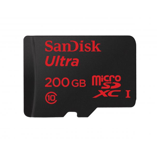 SDSQUAR-200G-GN6MA SanDisk Ultra 200GB microSDXC UHS-I Card with Adapter 