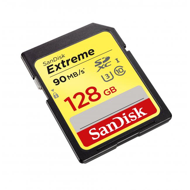 Carte SDHC™/SDXC™ SanDisk Extreme® UHS-I - 128 GB