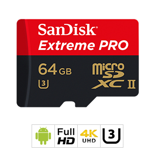 Sandisk Extreme Pro Sup Sup Microsdxc Uhs Ii Cards With Usb 3 0 Reader 64gb