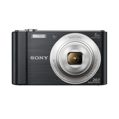 W810 Compact Camera with 6x Optical Zoom Black