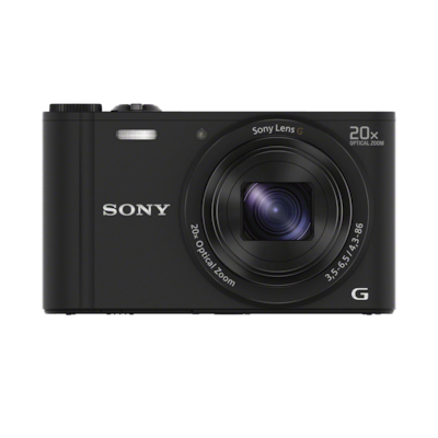 WX350 Compact Camera with 20x Optical Zoom Black