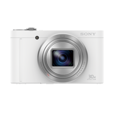WX500 Compact Camera with 30x Optical Zoom White