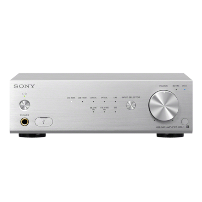 Amplificateur stéréo DAC USB Hi-Res Audio Argent