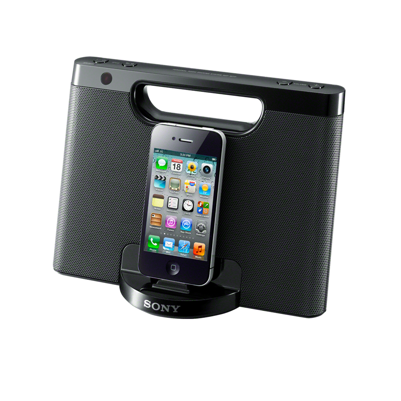 Draagbare speakerdock voor iPhone/iPod 
