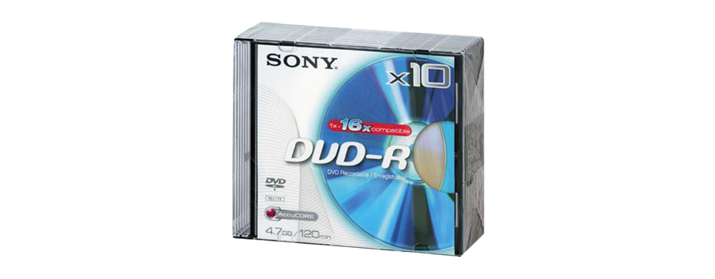  Sony 10DMR47SS 16x DVD-R 4.7GB Recordable DVD Media