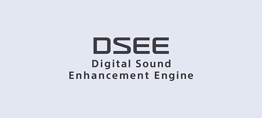 DSEE restores detail to your digital music
