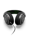 An Arctis Nova headset laying on a surface with the controls visible.