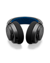 An Arctis Nova headset laying on a surface with the controls visible.