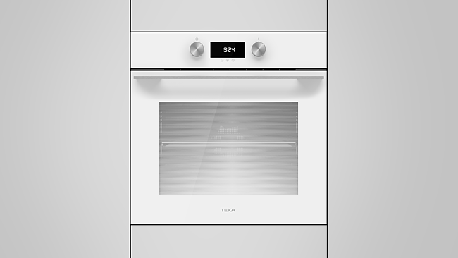 TEKA HLB 8400 P WH BLANCO CRISTAL HORNO PIRO MULTIFUNC TURBO A+ M CRISTAL  Piro+Hidro Pro Cód.111000007