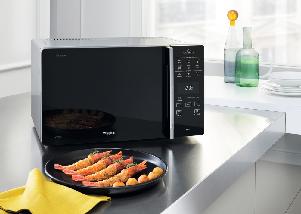 WHIRLPOOL - MCP 349 SL Fuori Range Microonde Combinato 25L 800W Nero /  Acciaio Inossidabile Forno a Microonde - ePRICE