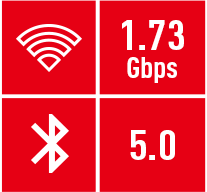 INTEL
																<sup>®</sup> WI-FI AC & BLUETOOTH