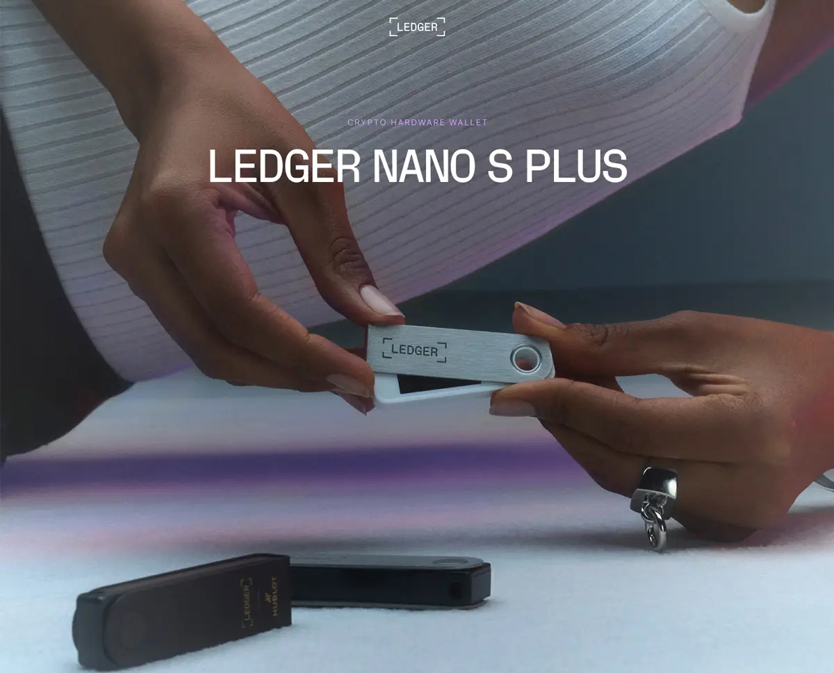 Ledger Nano S Plus Crypto Hardware Wallet (Matte-Black) - Safeguard Your  Crypto, NFTs and Tokens