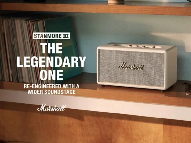 Marshall Stanmore III Bluetooth Speaker, Cream