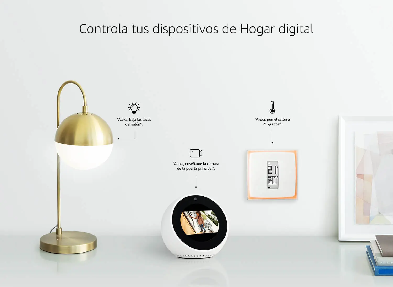 Altavoz inteligente ECHO Spot negro Worten Canarias