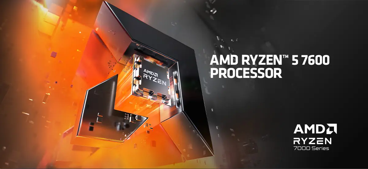 AMD Ryzen 5 7600 Raphael AM5 3.8GHz 6 Core Boxed Processor