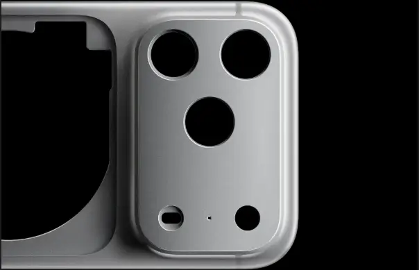 Heat-forged aluminium unibody.