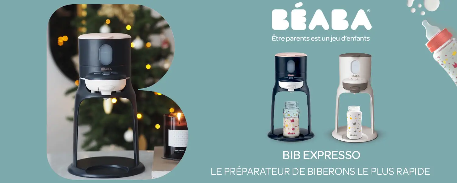 Bib'Expresso® Préparateur de biberon Night Blue de Béaba, Chauffe-biberons  : Aubert