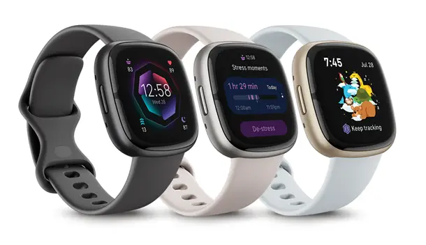 Fitbit Sense 2 Smart Watch Activity Tracker NEW Blue Mist / Grey