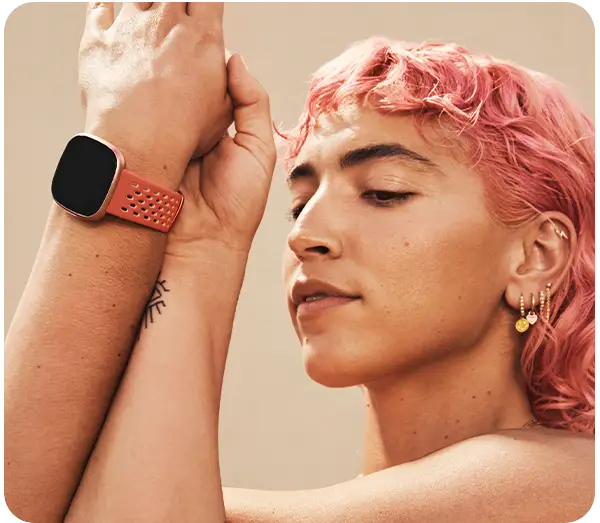 Fitbit versa rose gold jb hi fi sale