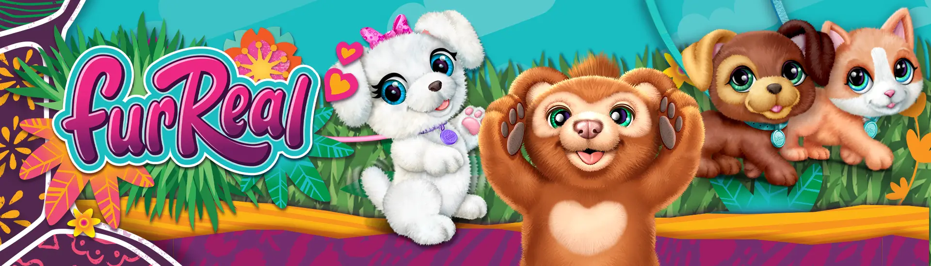 Peluche interactive Furreal Cubby Friends pour enfants, ours