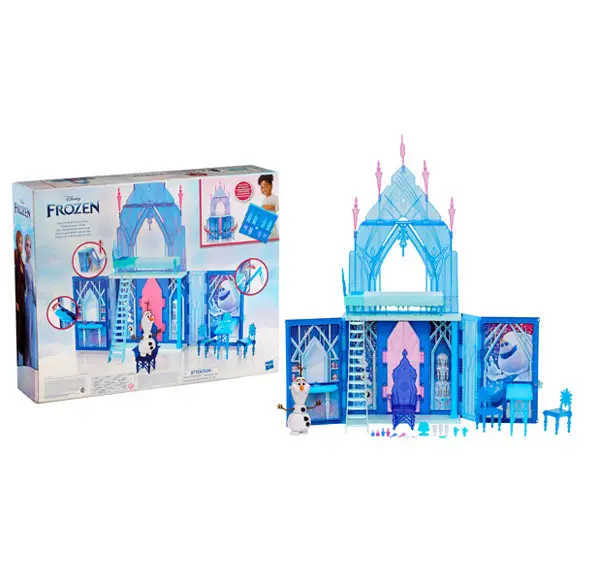Frozen 2 Fold & Go Castello di Ghiaccio + Bambola HASBRO - F28285L0