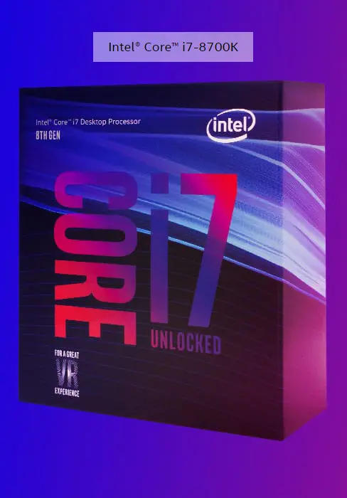  Intel Core i7-8700K Desktop Processor 6 Cores up to 4.7GHz  Turbo Unlocked LGA1151 300 Series 95W : Electronics
