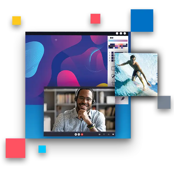 Connect to multiple 4k monitors