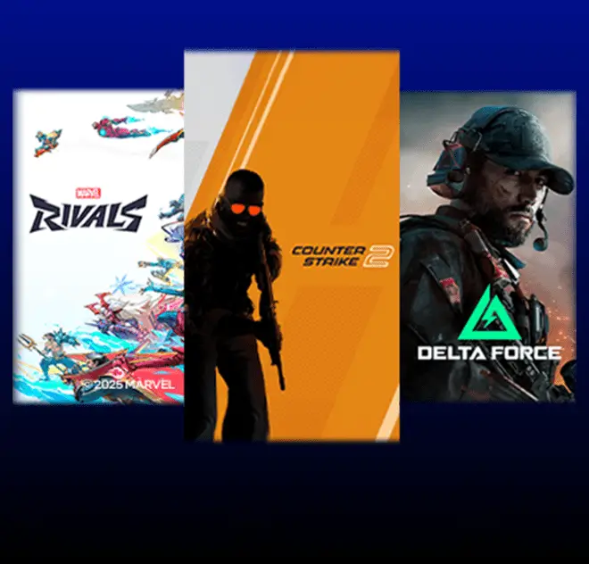 The most popular games are designed to work seamlessly with Intel® Core™ Ultra processors