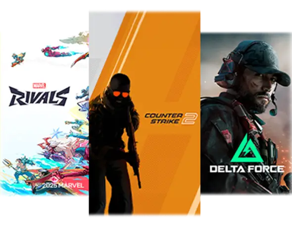 The most popular games are designed to work seamlessly with Intel® Core™ Ultra processors