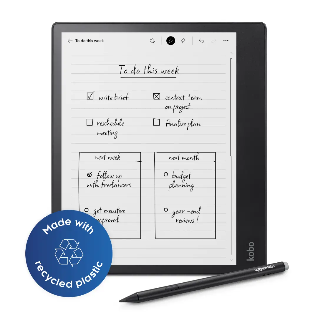 Kobo Elipsa 2E eReader with Stylus (Black) – Challenger Singapore