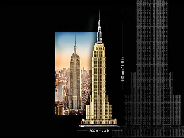 LEGO® Architecture Empire State Building 21046 Import A Toy