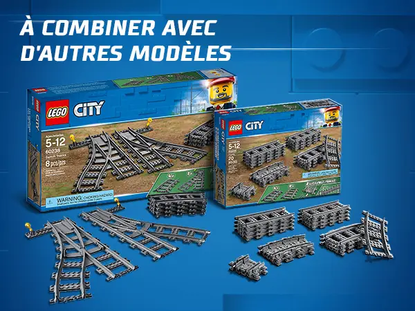 LEGO City - Les aiguillages - 60238 - Jeu de Construction 
