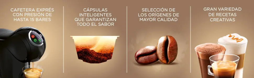 Comprar Estuche 16 cápsulas intensidad 7 NESCAFE DOLCE GUSTO café espresso  descafeinado intenso selección arábica y robusta de Colombia y Vietnam ·  Hipercor